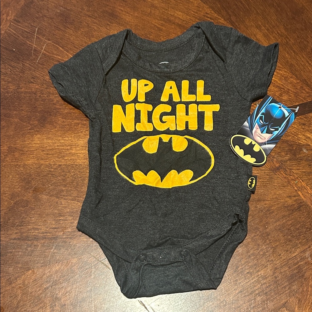 DC Comics Batman Black and Yellow Kids Bodysuit